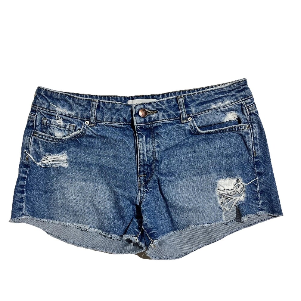 DL1961 Renee Shorts 31 Denim Jean Cutoff Ripped Casual Y2K